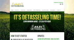 Desktop Screenshot of ailesdetasseling.com